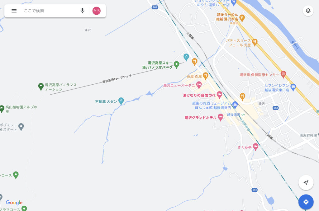 新潟県　湯沢高原ロープウェイ