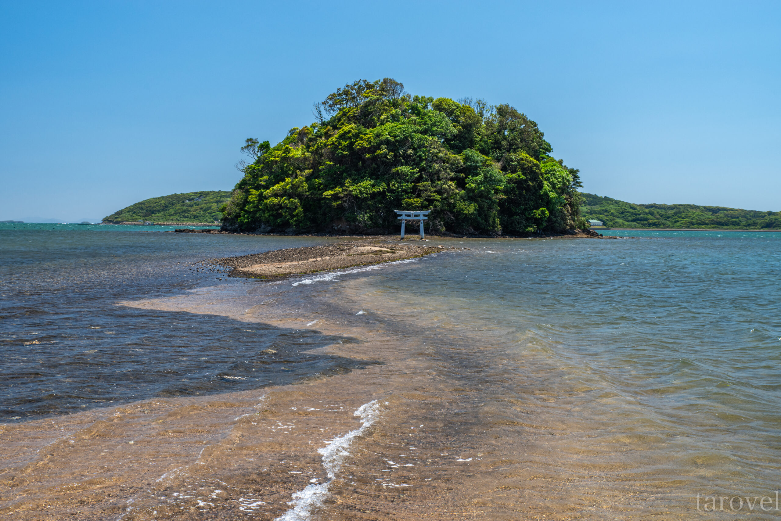 佐賀県から海に浮かぶ神秘の島へと行ってみよう。長崎県の小島神社への行き方