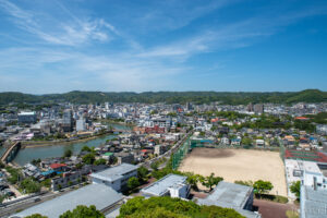 佐賀県　唐津城